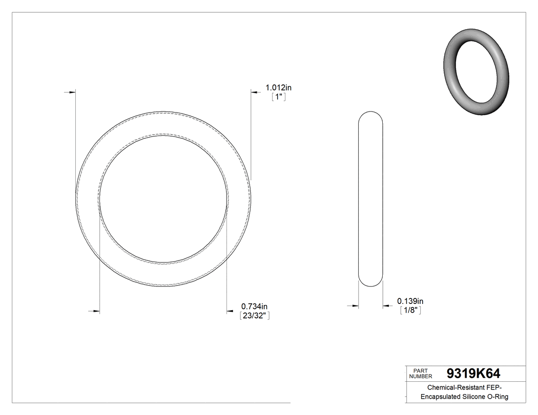 Technical drawing - 9319K64